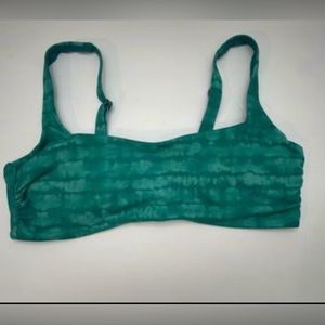 Athleta swim top/bra top, square neck, used still in good condition.